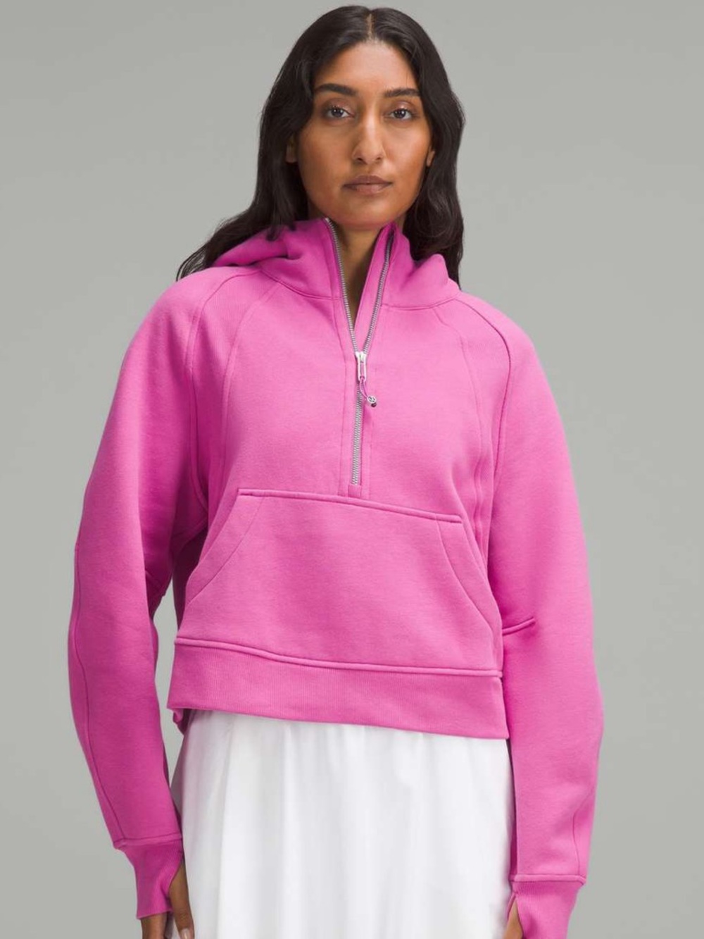 Lululemon Scuba Half-Zip Hoodie Pow Pink XS/S